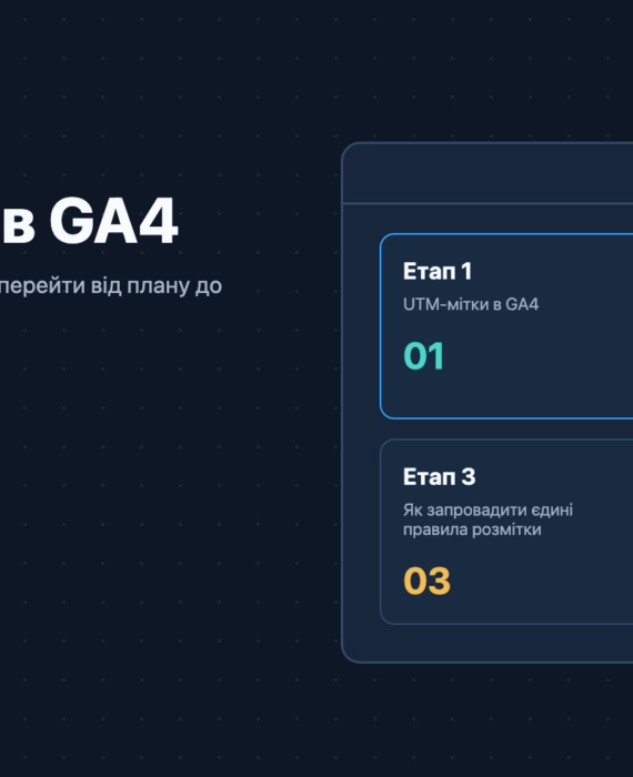 UTM-мітки в GA4: Ключові етапи, які допомагають перейти від плану до результату.